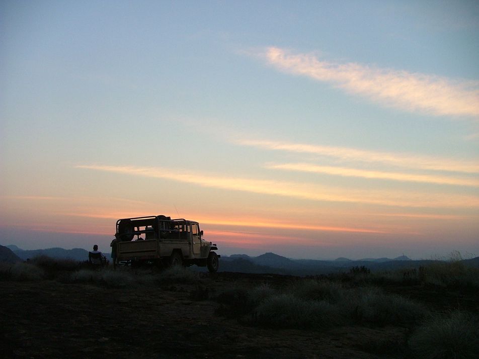 end of the day's hunt